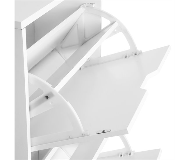 Zapatero SHINING 3 trampones color blanco Blanco