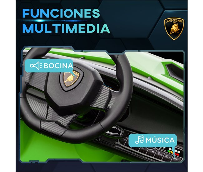 Coche Eléctrico PP, Metal HOMCOM Verde
