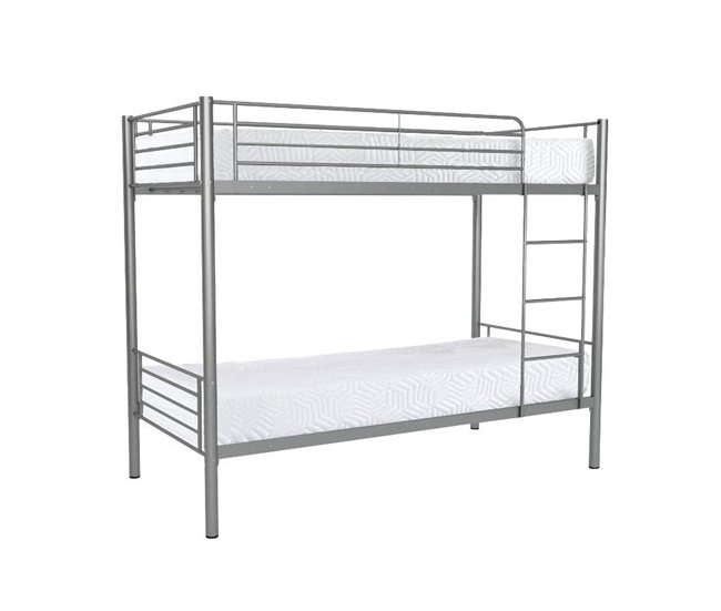 Litera Metalica Doble Cama 201x98 Negro