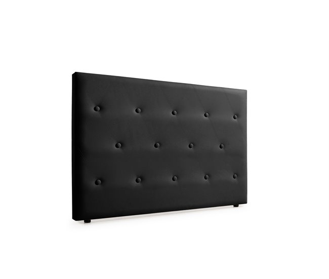 CABECERO TAPIZADO VENICE POLIPIEL  - Moonia 210 Negro
