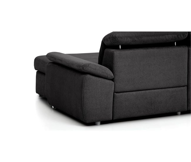 Chaise longue con cama MORIS Antracita
