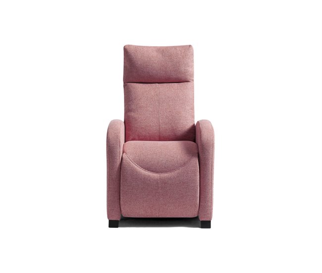 Sillón relax MILU manual color rosa Rosa