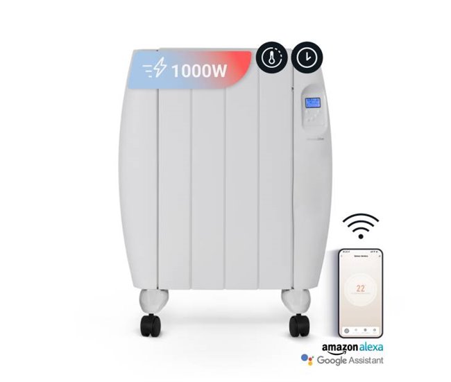 - SAONA W Emisor Térmico W con WiFi | UNIVERSALBLUE Blanco