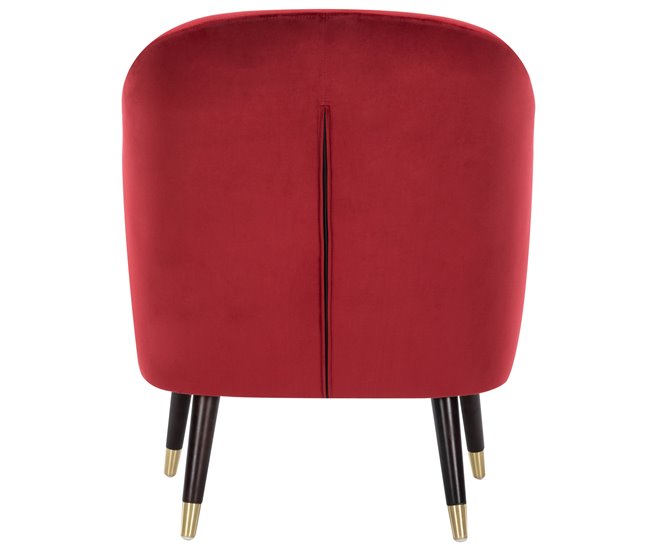 Sillón Decorativo RETRO color rojo Rojo