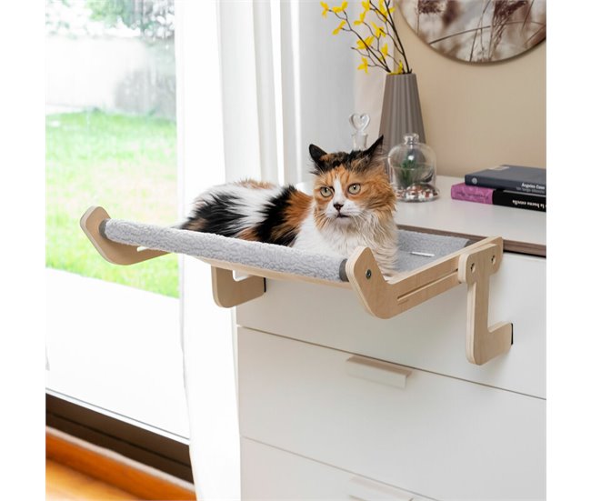 Hamaca Colgante para Gatos Beige