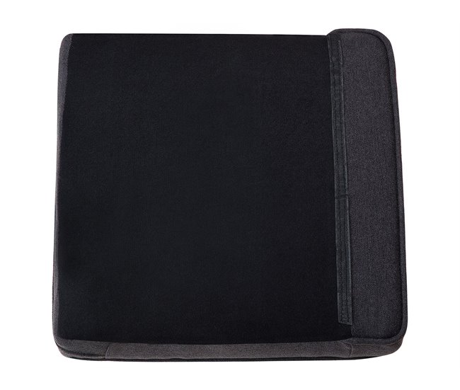 Beliani Sofá de 3 plazas Poliéster CHESTERFIELD Grafito