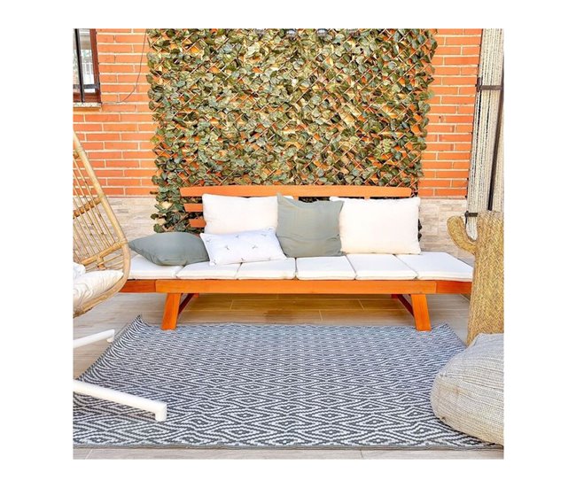 Banco de Jardín Modular con Cojines Merida Madera de Acacia 7house Madera
