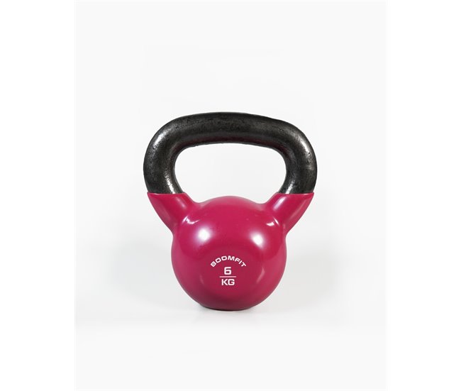 Kettlebell 6Kg - BOOMFIT Rosa