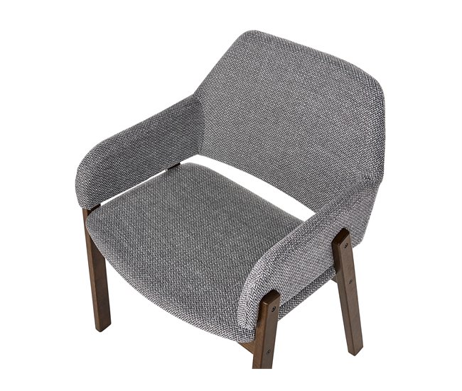 Beliani Silla de comedor ALBION Gris Claro
