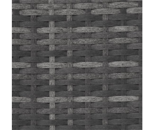 sofá de ratán Gris