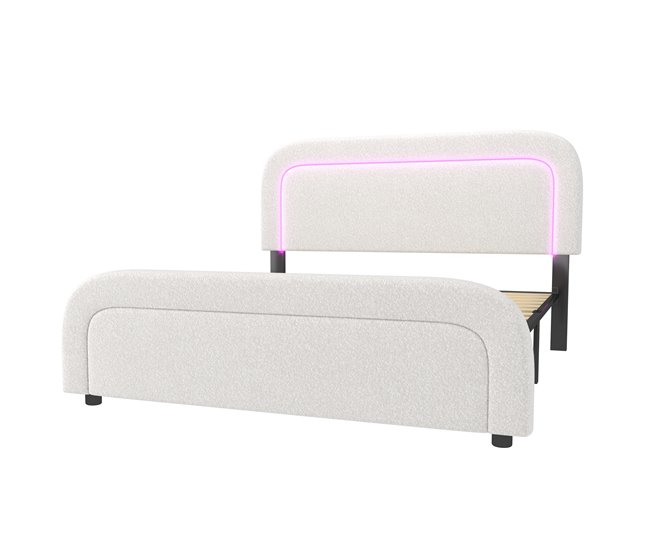 Camas de matrimonio 170x208 Blanco