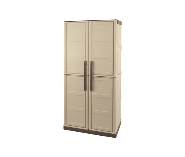 Armario exterior en PVC Beige