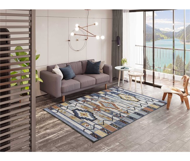 Alfombra vintage MABEL - ATTICGO 140x200 Multicolor