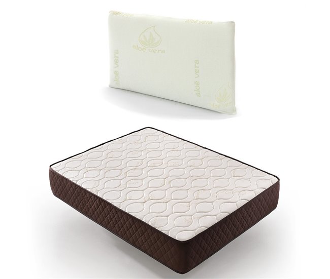 Pack Colchon + Almohada Viscoelastica Descansin | Efecto nube 
