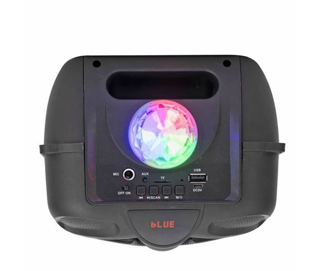 Altavoz Bluetooth con Micrófono Karaoke Negro