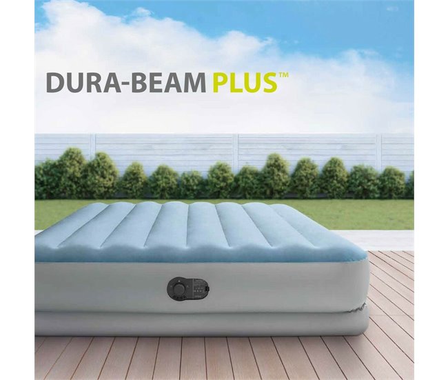 Cama Hinchable Comfort Queen Azul