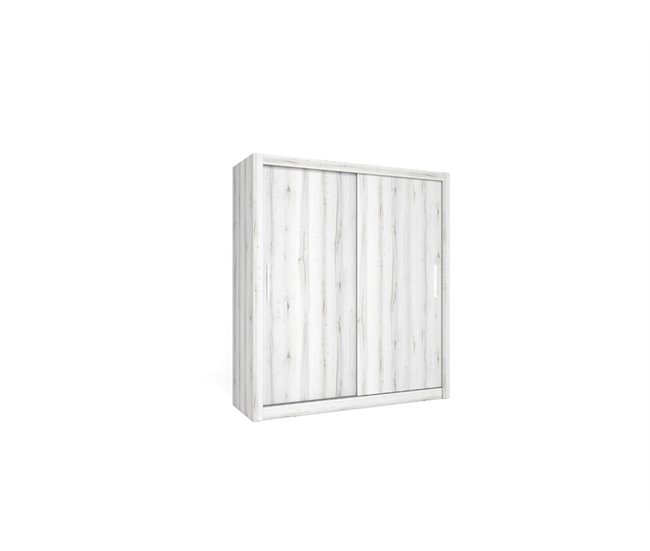 Armario BARI puertas correderas 182x201cm blanco Blanco