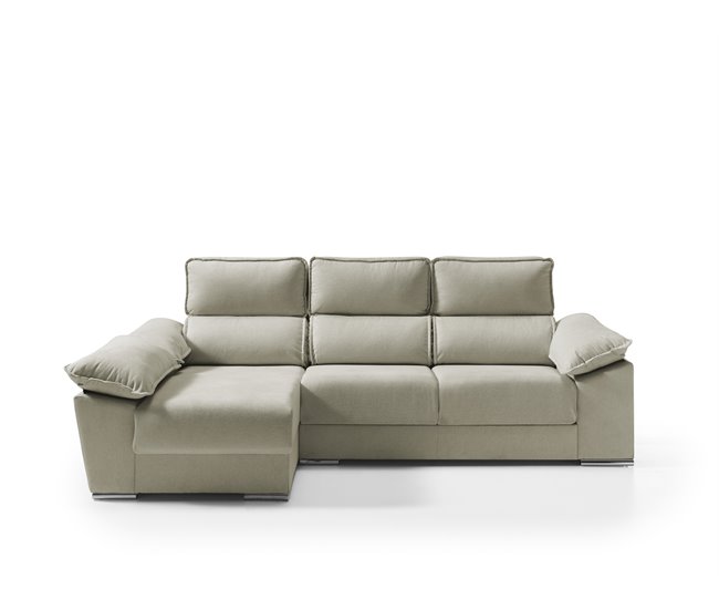 Chaise longue con arcon DIWY Beige