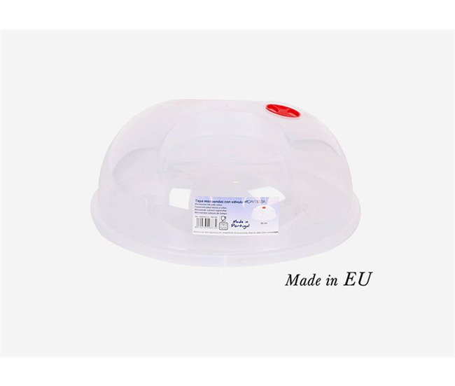 Tapa para Microondas con válvula Transparente