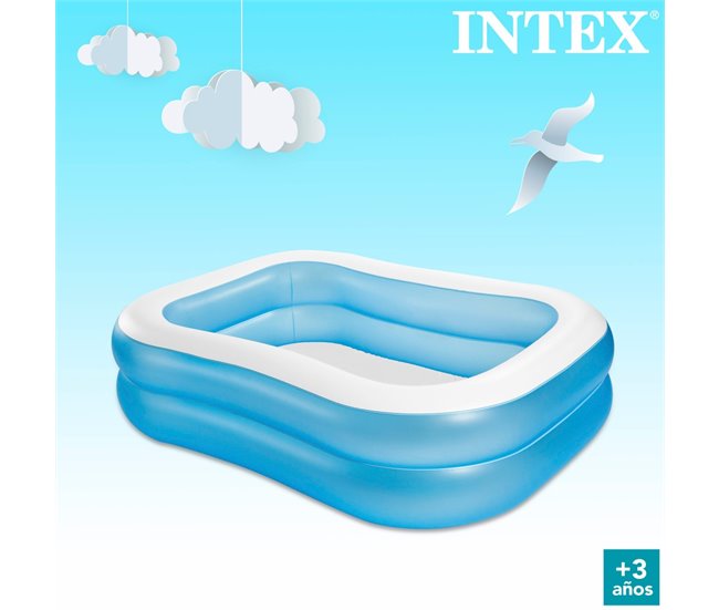 Piscina familiar hinchable INTEX Azul