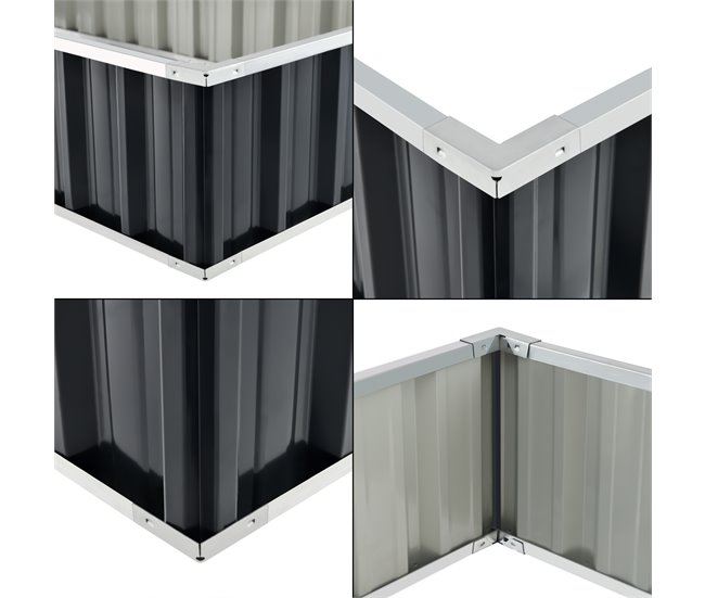 Arriate de altura Zevenaar acero galvanizado 