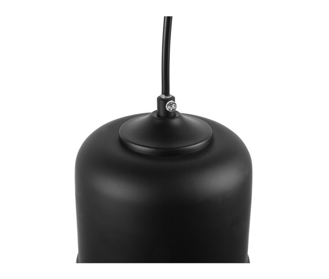 Beliani Lámpara de techo PURUS Negro