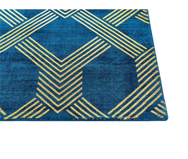 Beliani De pelo corto VEKSE 160x230 Azul