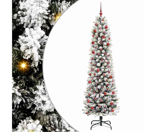 Árbol Navidad - Árbol navideño Blanco/ Verde