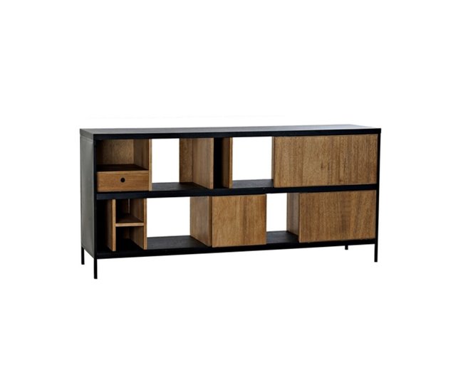 Aparador Alvin Negro/ Madera