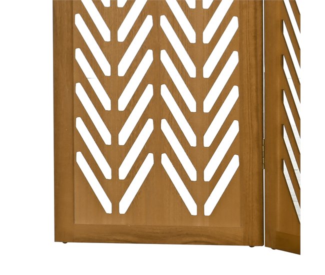 Biombo Madera de Paulownia HOMCOM, hogar - decoración Marron