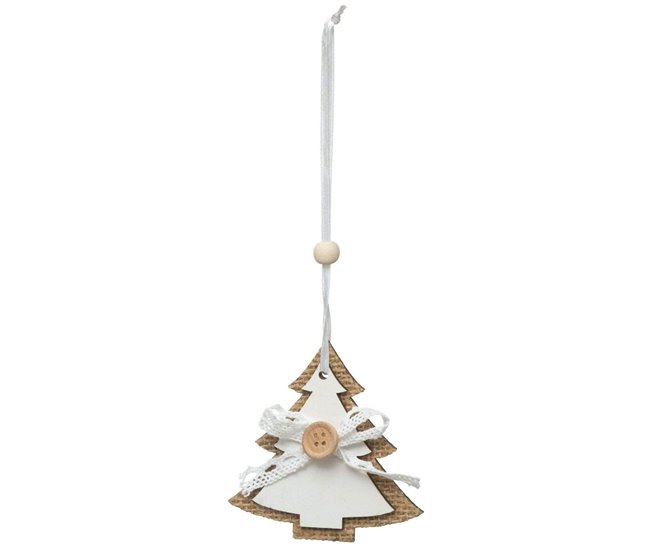Adornos navideños  Yute x 3 Beige