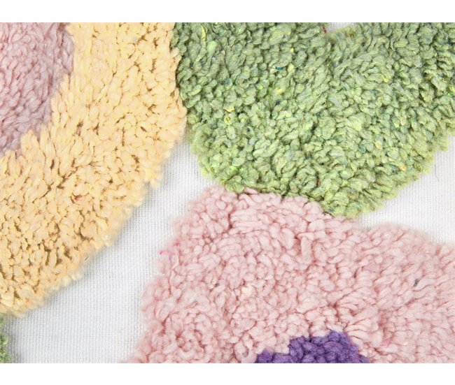 Beliani Cojín decorativo TRICORNIO Multicolor
