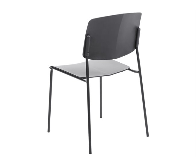 Conjunto de sillas de comedor ASTORIA Beliani Negro