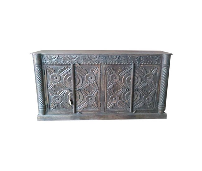 Aparador de metal Marron