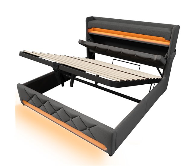 Canapés abatibles Gris