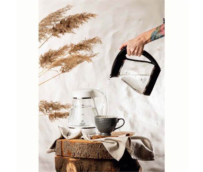 Hervidor de Agua Eléctrico Adler AD 1274W Blanco