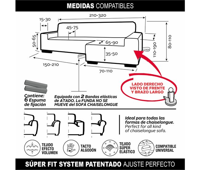 Funda para Sofá NIAGARA Naranja