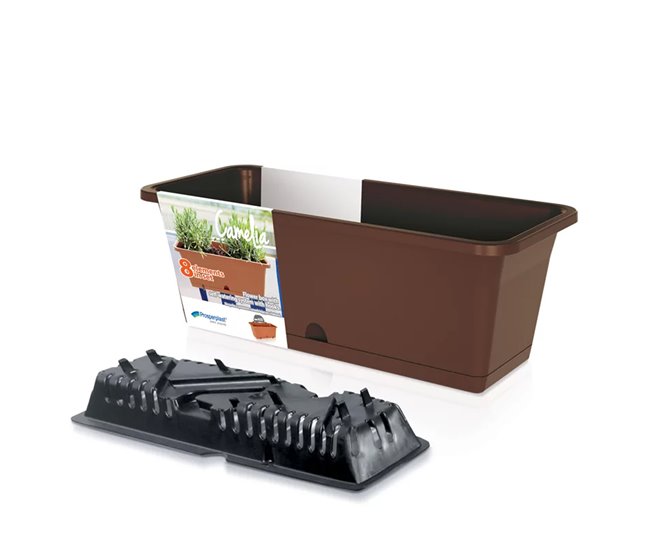 Maceta Camelia W Marron