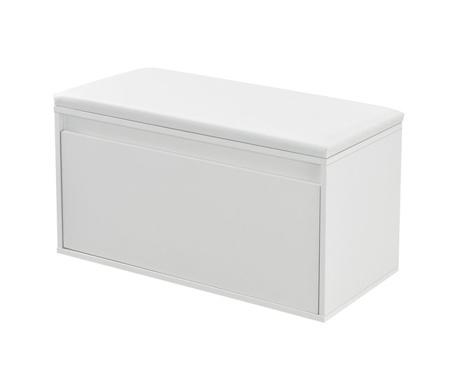 Banco zapatero Degerfors con cajón [en.casa] 39 Blanco
