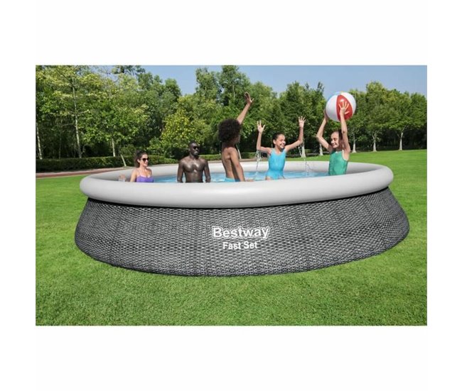 Piscina Hinchable Gris