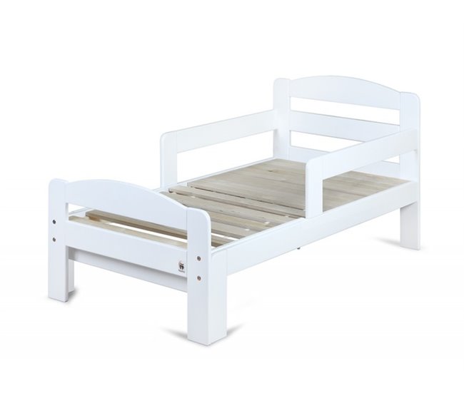 YappyGrow cama infantil extensible 60x194 Blanco