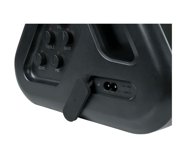 Altavoz con Micrófono Karaoke PARTYBTIPKBOX Negro