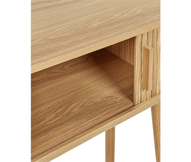 Beliani Mesa auxiliar SELAH Madera Clara