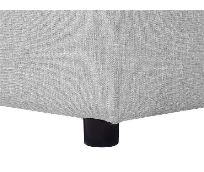 Beliani Sofá cama KARRABO Gris Claro
