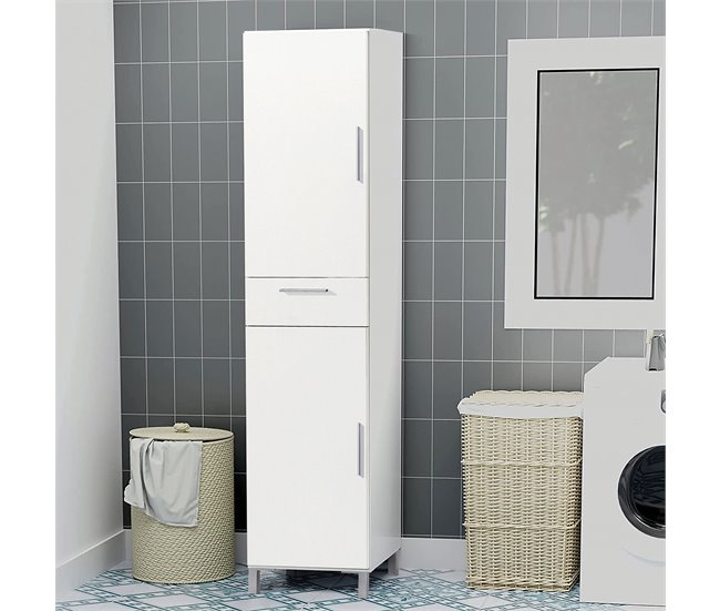 Armario Auxiliar Multiusos de hogar Blanco