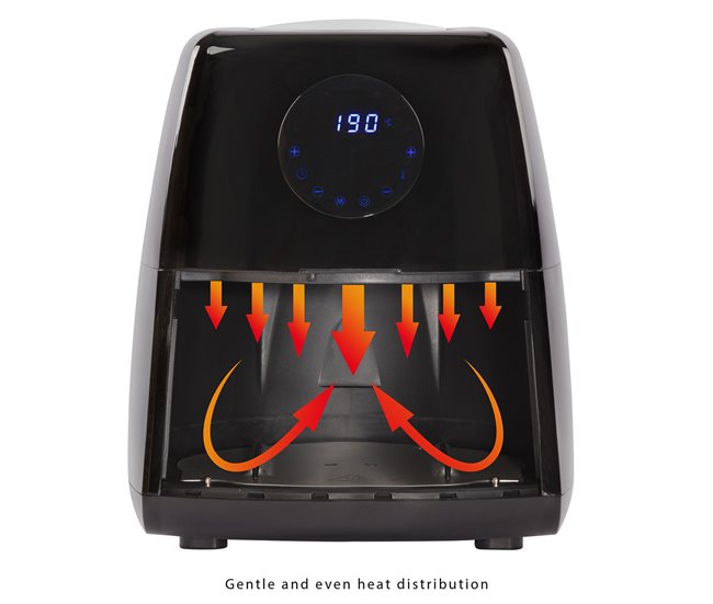 Freidora de aire Proficook FR 1147 H Negro