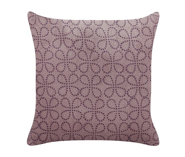 Beliani Cojín decorativo LARKSPUR Rosa