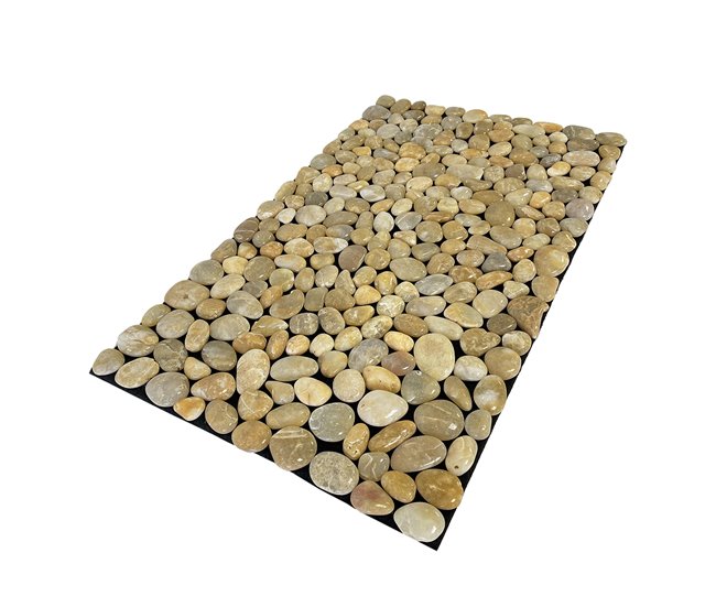 Acomoda Textil – Felpudo Natural Ecológico. 40x65 Amarillo
