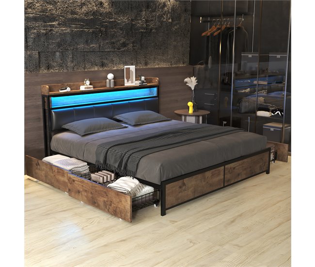 Camas de matrimonio Negro