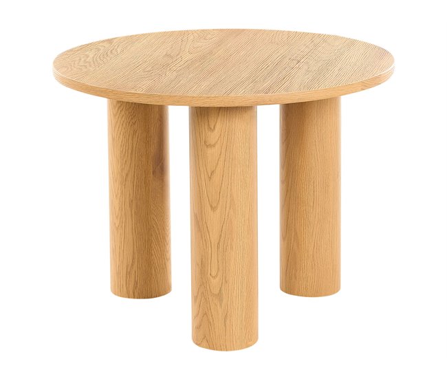 Beliani Mesa de centro SENOIA 60x60 Blanco